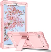 NIKCORP Zaštitna maska za Samsung Galaxy Tab A7 Lite 8,7" s postoljem ručkom i naramenicom otporna na udarce, roza